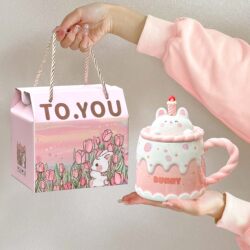 Birthday Cake Cup for Girls, Best Friend, Good-Looking Birthday Gift, Cute and Practical Small Gift for Students, Girl's Water Cup