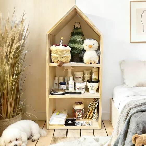 
Cat canteen storage locker dog toy supplies storage cabinet cat canned display rack shared by people and pets