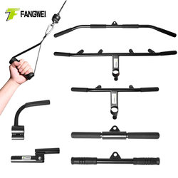 High Pull-Down Bar, Back Muscle Resistance Rope, Gantry Rack, Low Pull Rowing Machine, T-Shaped Bird-Eye Bar, Barbell Cylinder Rack