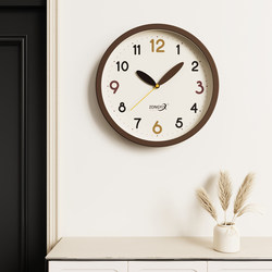 No-Drill 2025 New Model Home Clock Wall Clock Living Room Creative Simple Modern Bedroom Clock Wall-Mounted Silent Clock