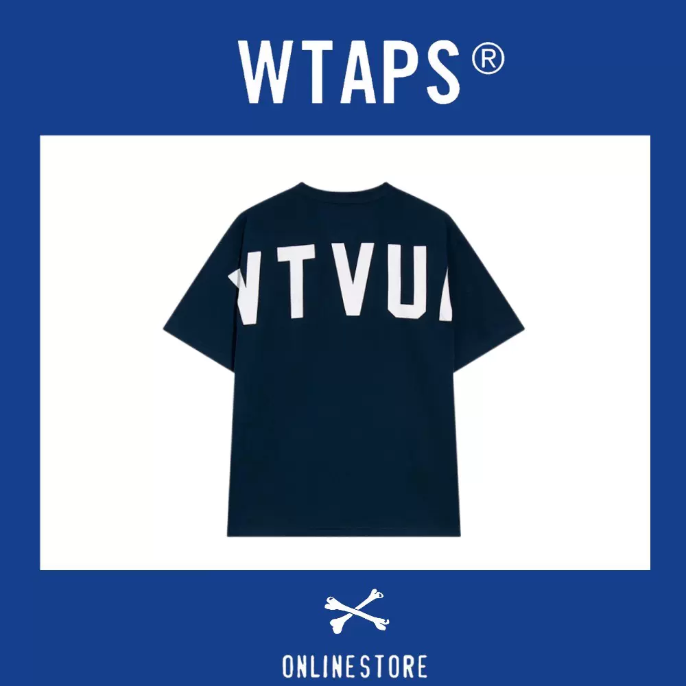 5折现货】WTAPS STENCIL LS COPO后背字母WTVUA经典刺绣短袖T恤-Taobao