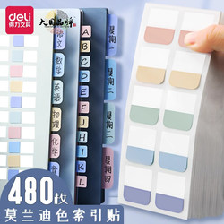 Deli Sticky Notes, Page Number Labels, Index Stickers, Cute Student Use, Creative Transparent Markers, Colorful Highlighters, Book Page Dividers, Sticky Notes, Classification Self-Adhesive