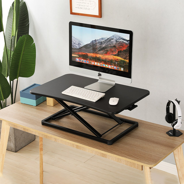 Standing notebook stand desktop folding computer desk upper table lifting table adjustable desktop heightening rack