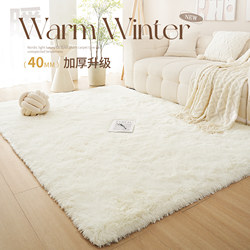 Living Room Carpet, Bedroom Ins-Style Bedside Rug, New High-End Waterproof and Stain-Resistant Thick Plush Room Blanket