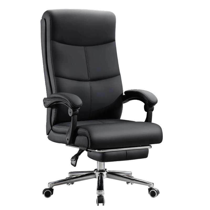 电脑椅商务老板椅真皮办公室椅子舒适久坐高靠背椅会议椅
