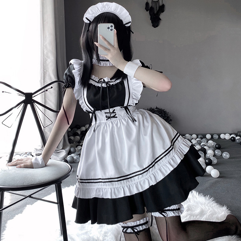 Cos Sweetheart Maid Dress - Lolita Cute Cosplay Costume