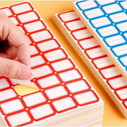 Self-Adhesive High-Viscosity Labels, Categorized Stickers, Peel-Off Paper, Handwritten Self-Adhesive Waterproof Convenient Labels, Name and Price Stickers