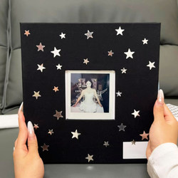 Laminated Photo Album DIY Self-Adhesive Photo Storage Simple Creative Polaroid Storage Album Large Capacity Photo Album