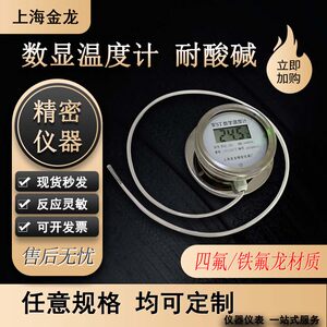 Digital thermometer acid and alkali corrosion resistance PTFE Teflon high-precision stainless steel thermometer WST491