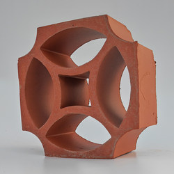 Minan Ancient Building Red Brick Flower Window Brick Cut Out Brick Wall Brick Clay Brick Window Grille Brick Flower Grids Brick Decorative Brick Money Window