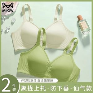 [Cat Man] Women with traceless underwear, small breasts are gathered, lifting, and sagging vest bra, beautiful back
