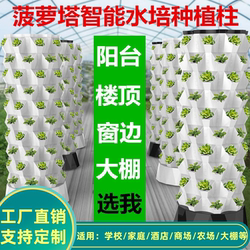 Home Balcony Rooftop Greenhouse Soilless Cultivation Planting Equipment Multi-Layer Pineapple Tower Column Smart Vegetable Growing Machine Gadget