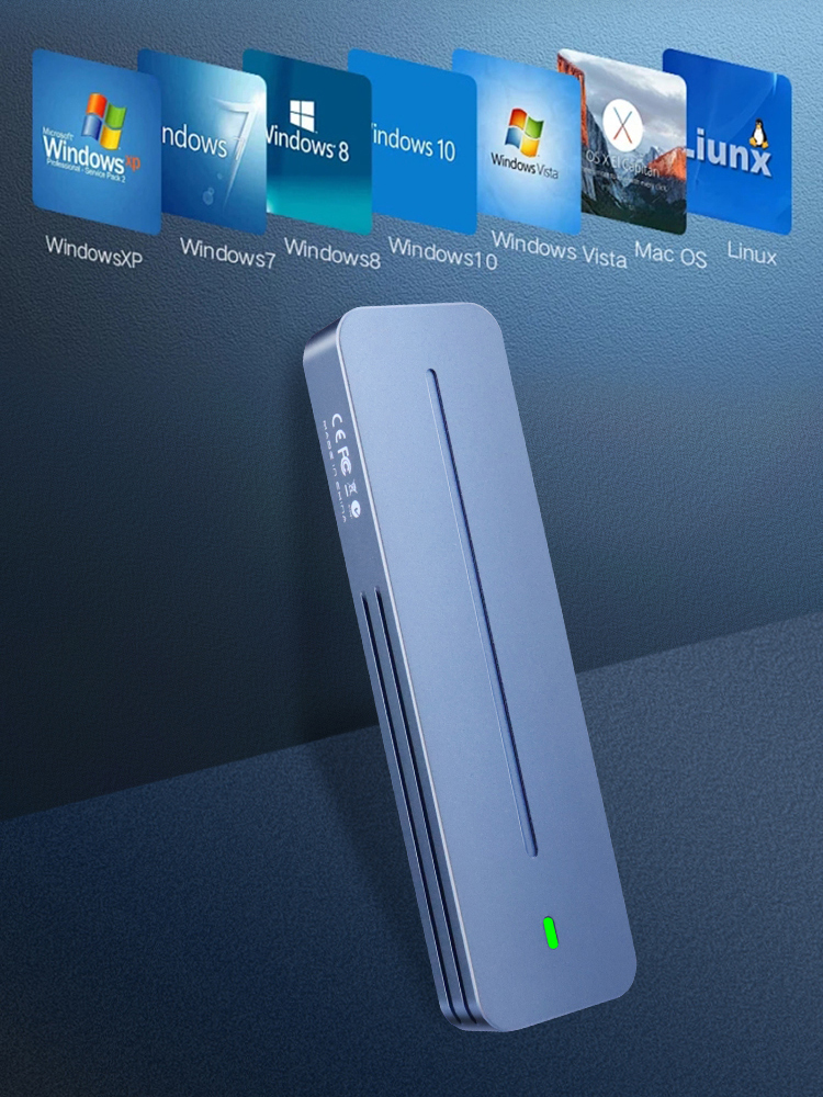 Itgz M.2 NVMe SSD Enclosure - アルミニウム合金、10Gbps