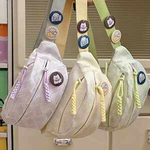 Cute lightweight niche messenger pocket bag women Japanese
