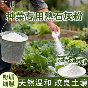
Hydrated lime vegetable gardening special household vegetable field white ash powder 10*0.5kg tree whitening desiccant anti-mildew, moisture-proof and dehumidification