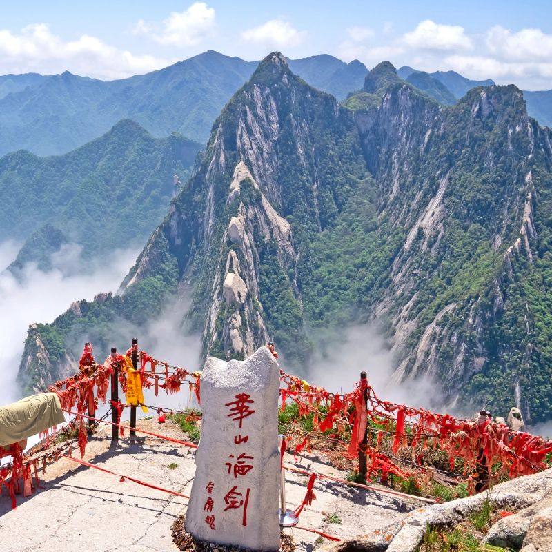 陕西华清池兵马俑乾陵法门寺华山壶口瀑布6天5晚跟团游 含接送机