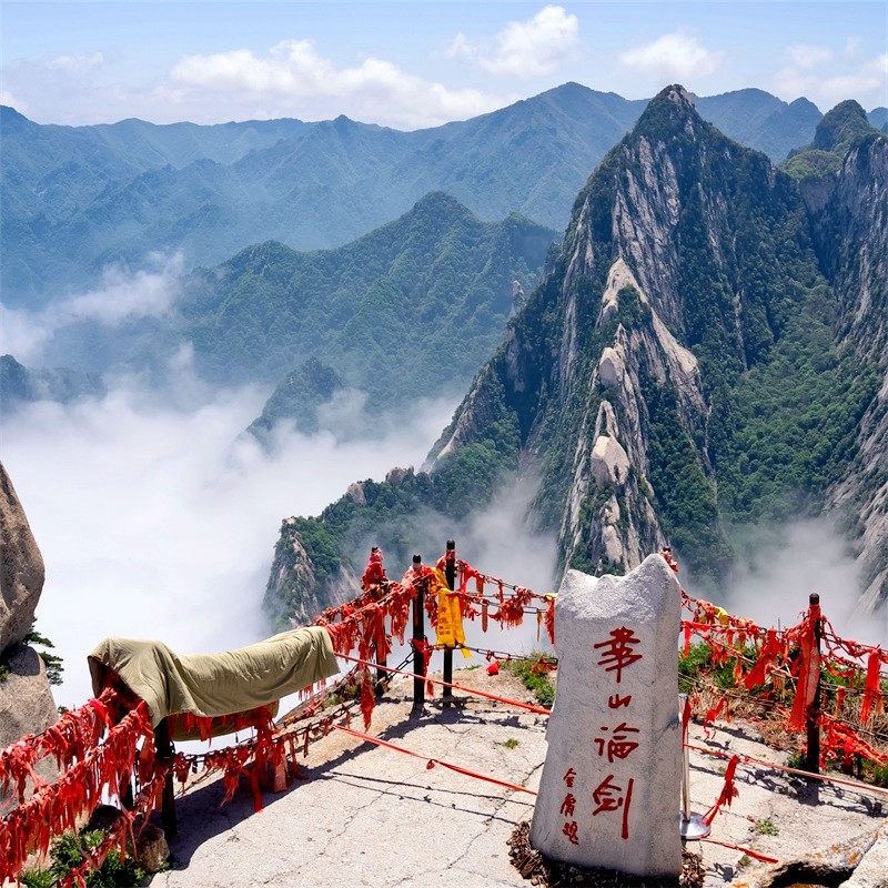 陕西全景 壶口瀑布法门寺乾陵华山大雁塔7天6晚跟团游 接送机/站