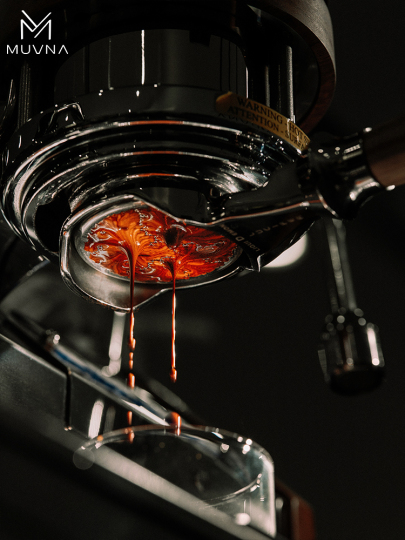 Muvna E61 グループヘッドハンドル - 58mm ボトムレスポルタフィルター