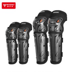Modo Wolf Four Seasons Motorcycle Knee Pads Elbow Pads Motorcycle Rider Equipment Cycling Knee Anti-Fall Protective Gear Windshield Leg Guards Summer