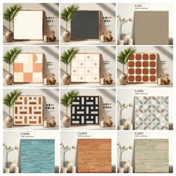 Colorful Antique Tiles 600X600 Colorful Tiles B&B Coffee Shop Clothes Chain Decoration Balcony Parquet Tiles
