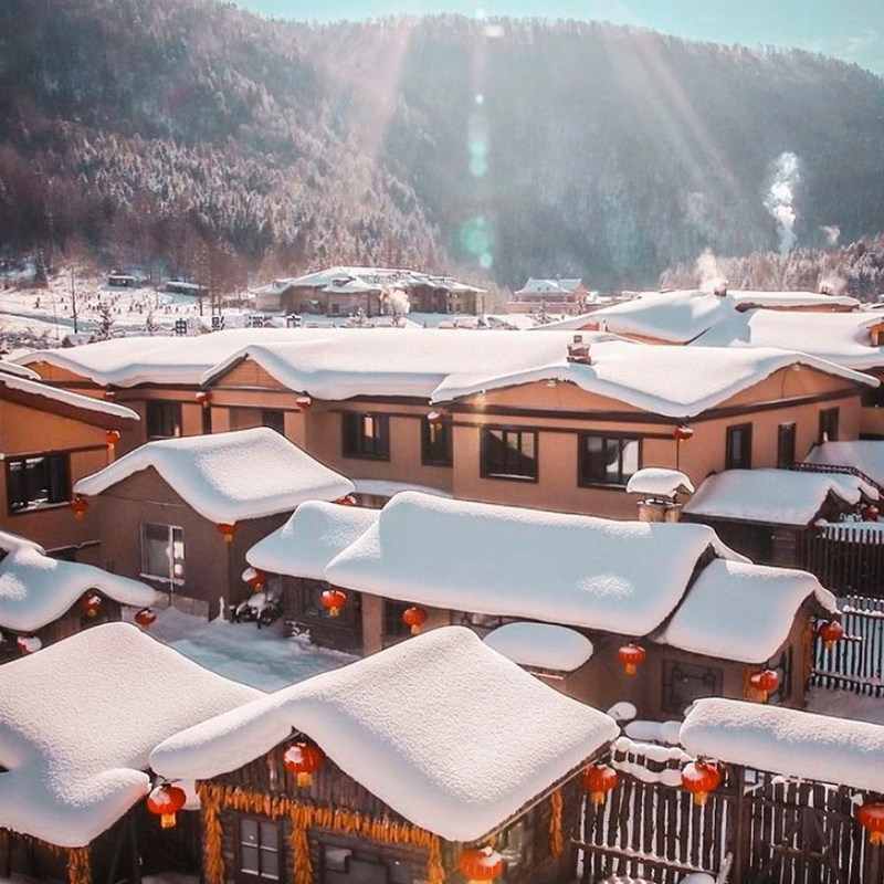 【2-6人纯玩小包团】东北旅游哈尔滨雪乡亚布力5天4晚VIP滑雪航拍