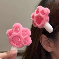 Cute Cartoon Popsicle Judy Nick Hair Clip Sweet Girl Bangs Side Clip Autumn and Winter Fluffy Hairpin