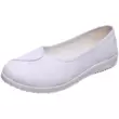 Giày y tá một từ đế mềm chống trượt thoáng khí nhẹ giày nữ giày vải bệnh viện thẩm mỹ viện giày đặc biệt giày nhỏ màu trắng