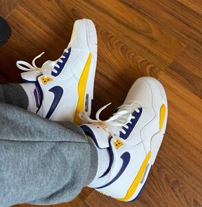 
Nike/Nike Flight Legacy AJ4 men's high-top air-cushion sports basketball shoes BQ4212-102