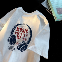 Boys' Short-Sleeved T-Shirt, Pure Cotton, Summer 2026 New Style, Cool and Handsome, Youth Summer Wear, Cool and Loose Fit, Top T-Shirt