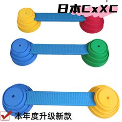 Tactile matching single-plank bridge kindergarten early education children's sensory training equipment massage river stone construction balance beam