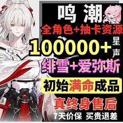 Wuthering Waves International Server Starter Accounts with Self-Drawn Characters from Asia, Europe, America, Southeast Asia, Hong Kong, and Taiwan, Including Rina, Mo Ning, Amis, and Senaka with Their Special Weapons, Limited Edition Combinations