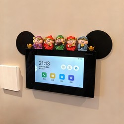 Five Gods of Wealth Visual Doorbell Decorative Ornament for Entryway, Creative Home Atmosphere Decoration, 2026 New Model