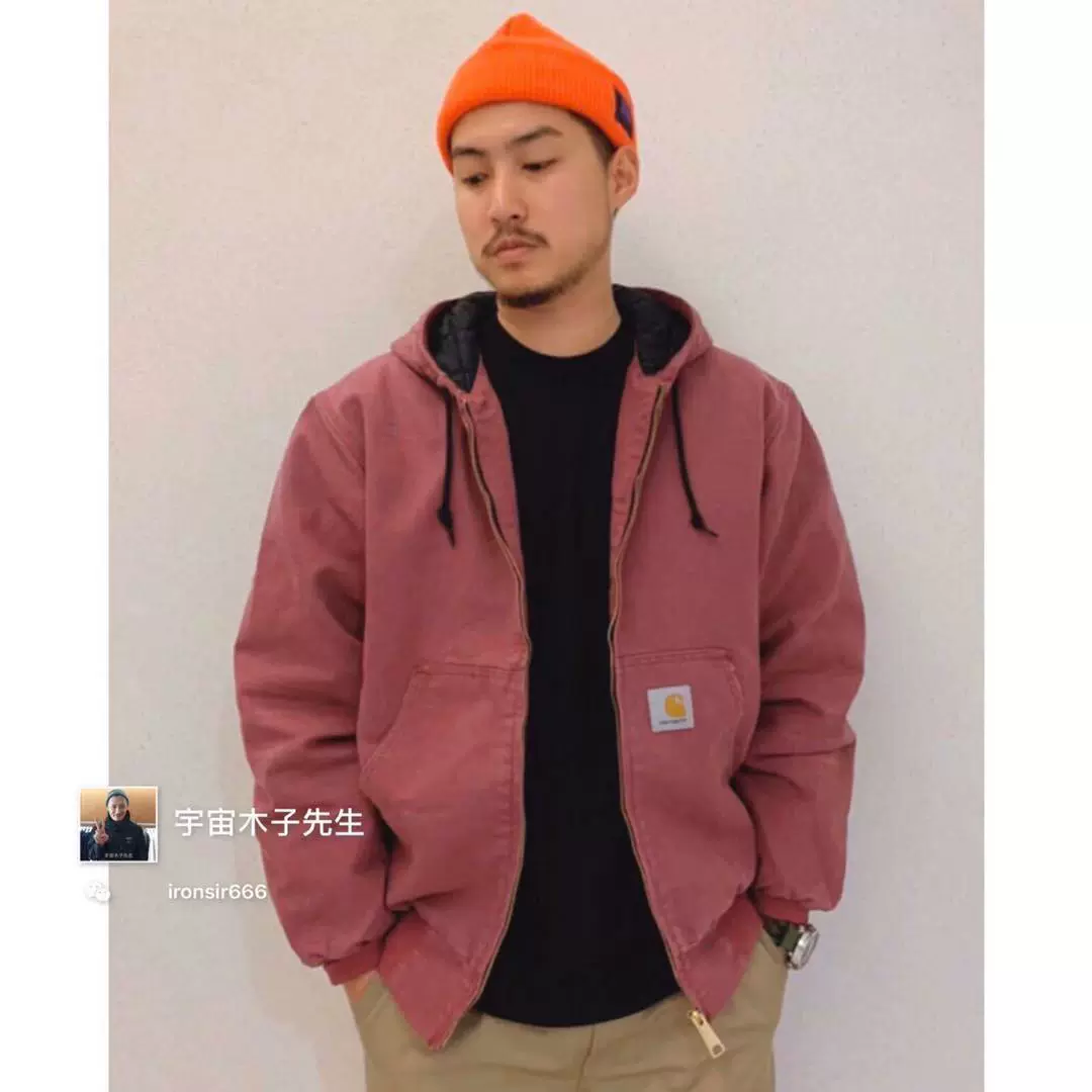 CARHARTT WIP OG ACTIVE JACKET 军事工装新雪丽保暖夹克外套卫衣-Taobao