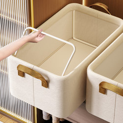 Tianshan Cotton and Linen Pants Clothing Storage Box Home Wardrobe Clothes Storage Layering Organizer Storage Basket Organizing Box