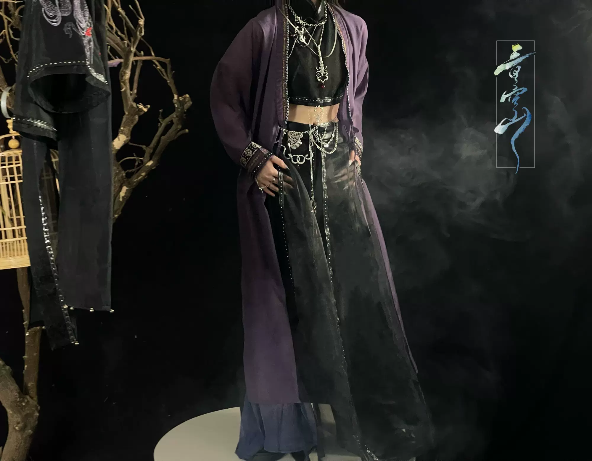 洛冰河cos服人渣反派自救系统cosplay天魔全套假发古装汉服男女装-Taobao Singapore