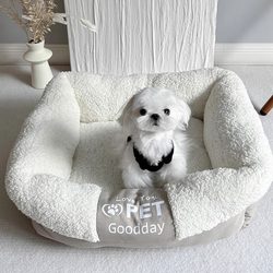 Dog House Suitable for All Seasons, Bite-Resistant Dog House, Cat House, Waterproof, Deep Sleep, Winter Medium-Sized Dog Mat, Large Pet Dog Bed