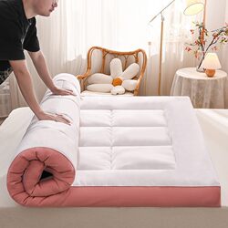 New Soy Fiber Three-Dimensional Mattress, Thickened Mattress Topper, Feather Velvet Soft Cushion Mattress, Foldable Bed