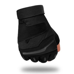 Outdoor Sports Half-Finger Gloves for Men, Strong, Breathable, Wear-Resistant, Protective Tactical Gloves, Non-Slip Cycling Gloves, Half-Finger