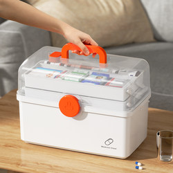 Japanese Premium Medicine Box, Family Size, Large Capacity, Multi-Layer Medicine Storage Box, Small Medicine Box