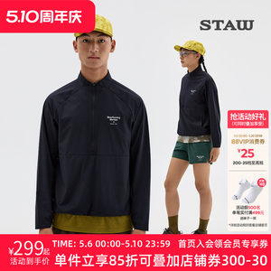 
STAW Casual Sports Standing Collar Jacket Men and Women Comfortable Elastic Heat Dissipation Breathable Outdoor Training Running Jacket