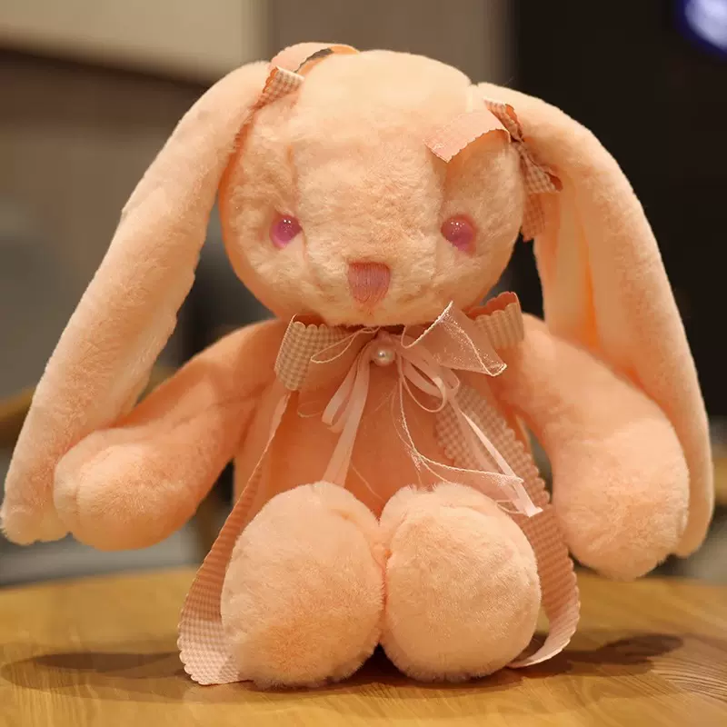 长耳朵兔垂耳可爱小兔子玩偶公仔毛绒玩具布娃娃送女孩抱520礼物