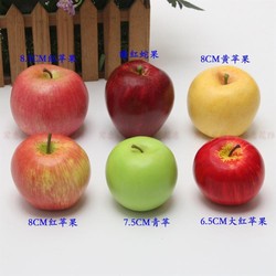 Simulated Fruits and Vegetables, Fake Bread, Photography Props, Model Teaching Props, Simulated Red Apples, Green Apples, Snake Apples