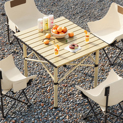 Outdoor Camping Folding Table Portable Table and Chair Set Picnic Table Egg Roll Table Barbecue Table Night Market Stall Small Table