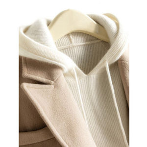 
Shop Product New Fall/Winter White Hooded Pullover Sweatshirt, Women, Loose Outerwear, High Bottom