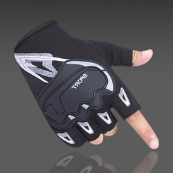 Half-Finger Gloves for Men, Fitness, Weightlifting, Outdoor Sports, Tactical Boxing, Combat, Special Forces, Cycling, Non-Slip, Wear-Resistant, Half-Length