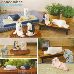 Japanese Zakka Miscellaneous Goods Summer Lazy Three-Haired Cat ins Girly Healing Desktop Ornament Car Gift for Women