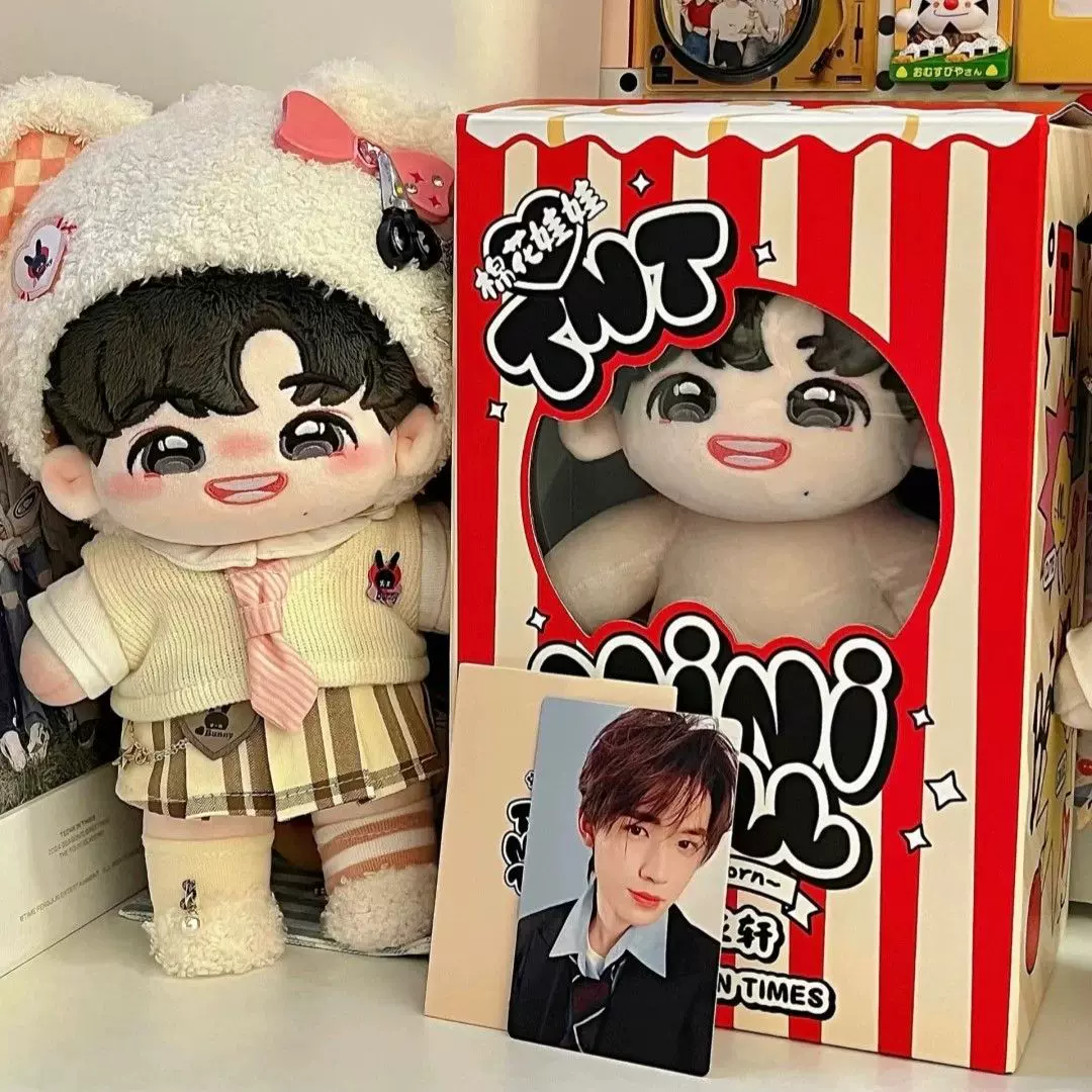时代少年团 宋亚轩 棉花娃娃 时代少年团宋亚轩棉花娃娃20cm可爱超萌送朋友节日礼物tnt玩偶