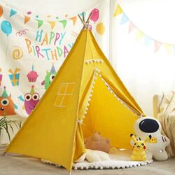 Indoor Tent for Kidsren ins Style Indian DIY Graffiti Small Tent Boys and Girls Gift Photo Toy Game House
