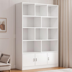 Bookshelf Floor-Standing Storage Rack Integrated Wall-Mounted Bookcase Home Bookcase Cabinet Storage Cabinet Display Cabinet Simple Multi-Layer