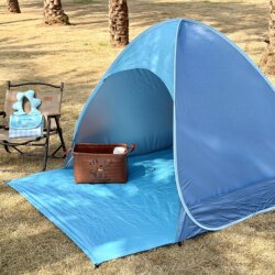 Outdoor Camping Tent Foldable Portable Picnic Children's Beach Sunshade Tent Thickened Rainproof Canvas